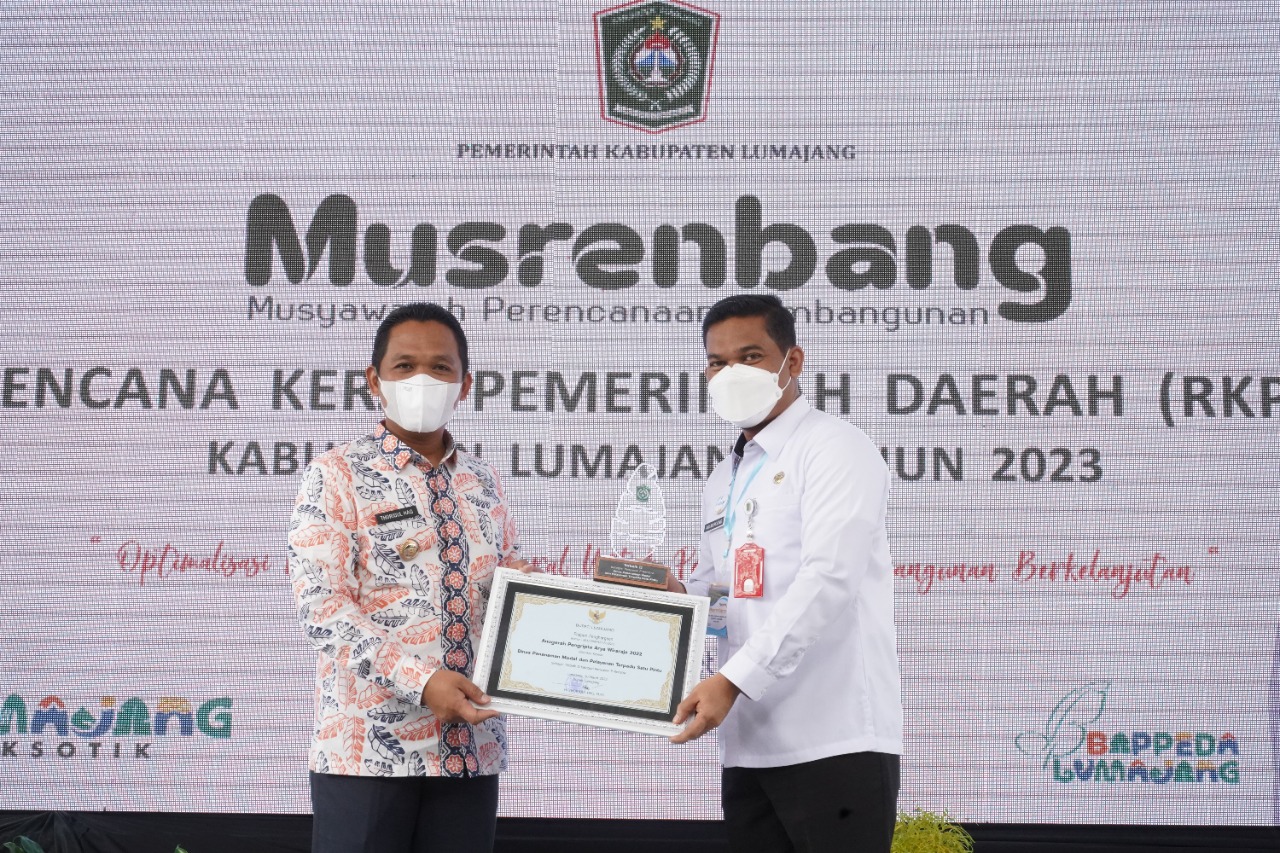 DPMPTSP raih Anugerah Pangripta Arya Wiraraja Tahun 2022 