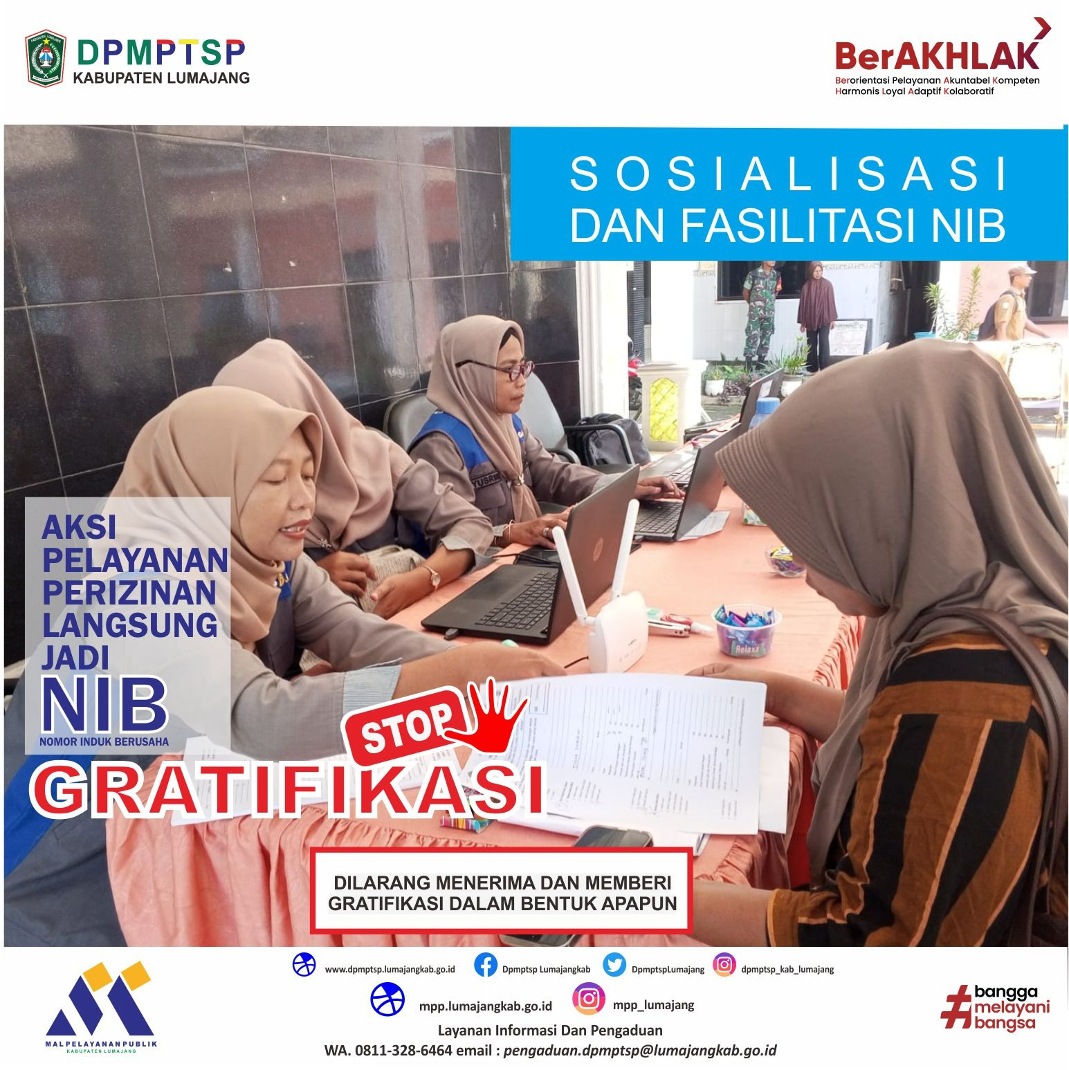 Jemput Bola Legalitas Usaha, DPMPTSP Lumajang Gelar Sosialisasi dan Fasilitasi NIB Gratis di Tempeh Lor